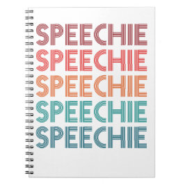 Speechie Retro Speech Pathology Pathologist SLP ノートブック