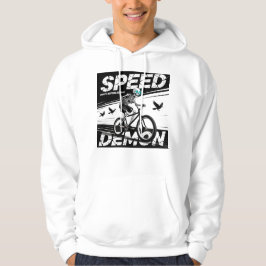 Speed Demon Spooky Cyclist Graphic パーカ