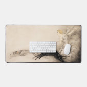 Speed II, Vitesse, 1933 by Louis Icart デスクマット (キーボード&マウス)