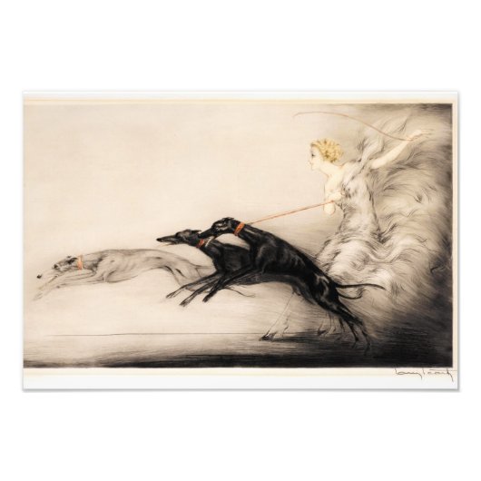 Speed II, Vitesse, 1933 by Louis Icart フォトプリント (正面)