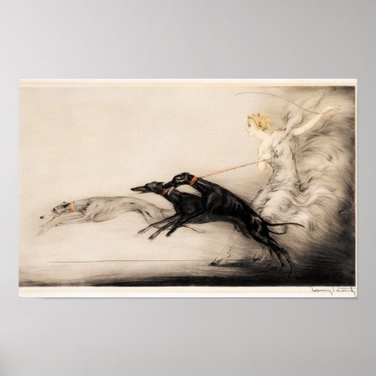 Speed II, Vitesse, 1933 by Louis Icart ポスター (正面)