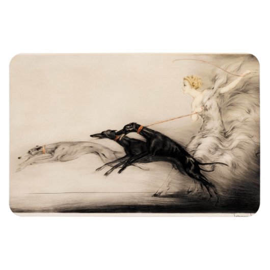 Speed II, Vitesse, 1933 by Louis Icart マグネット (横)