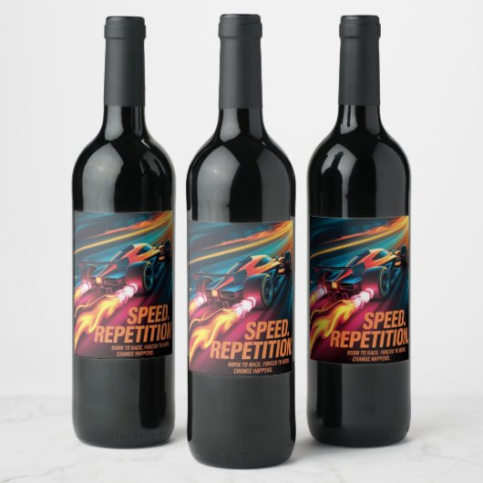 Speed Power ワインラベル (ボトル)