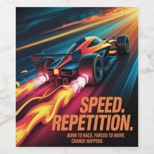 Speed Power ワインラベル (シングルラベル)