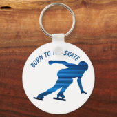 Speed skating keychain キーホルダー (正面)
