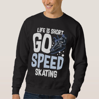 Speed Skating Skates Short Track Skater Workout Tr スウェットシャツ