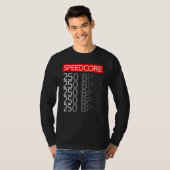 SpeedcoreハードコアガバアップテンポハッケレーヴBpm F Tシャツ (正面フル)