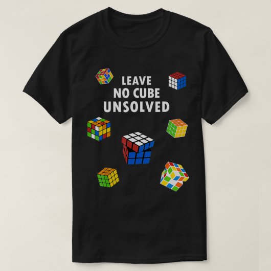 Speedcubing 離れ No Cube Unresolved Speedsolving Sp Tシャツ (デザイン正面)