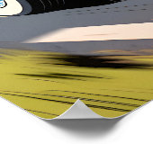 Speeding Car Pop Art ポスター (角)