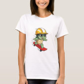 Speeding Skater Turtle Character Tシャツ (正面)