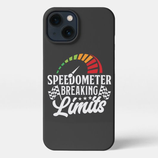 Speedmeter Breaking Formula  iPhoneケース (裏面)