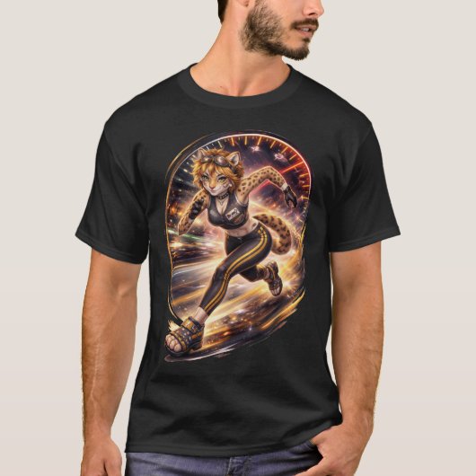 Speedy Cheetah Tシャツ (正面)