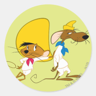 SPEEDY GONZALES™とSlowpoke ラウンドシール