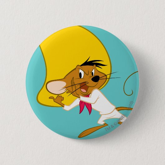 SPEEDY GONZALES™カラー 缶バッジ (正面)