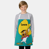 SPEEDY GONZALES™ボウタイ エプロン (着用した状態)