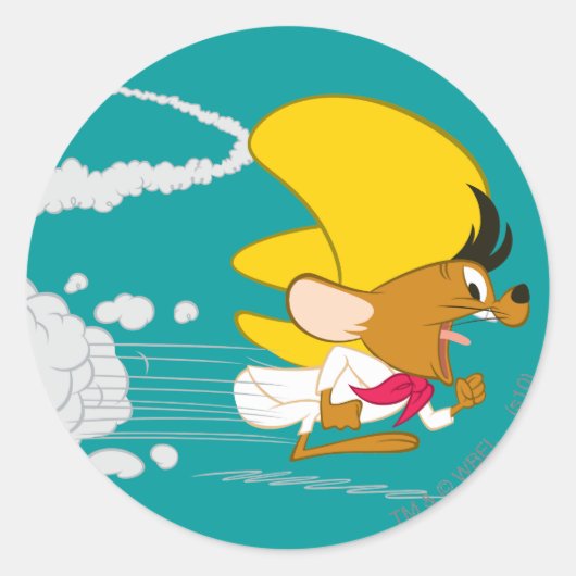 SPEEDY GONZALES™ランニングカラー ラウンドシール (正面)