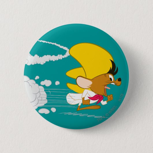 SPEEDY GONZALES™ランニングカラー 缶バッジ (正面)