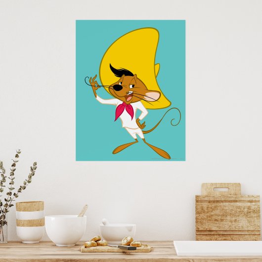 SPEEDY GONZALES™ Mustache ポスター (キッチン)