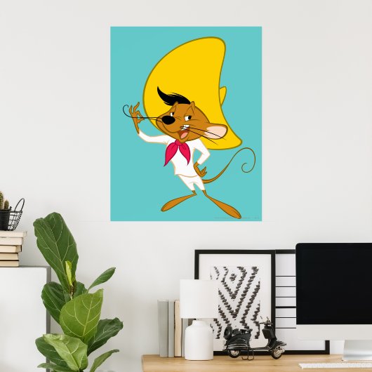 SPEEDY GONZALES™ Mustache ポスター (ホームオフィス)