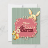 SpEGGtacularイースターグリーティングカードを持っている シーズンカード (正面)