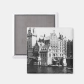 Speicherstadtハンブルクのビュー， c.1910 マグネット (正面/裏面)