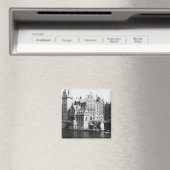 Speicherstadtハンブルクのビュー， c.1910 マグネット (インサイチュ (食洗機))