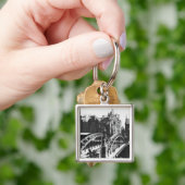 Speicherstadtハンブルク、c.1910の橋 キーホルダー (手)