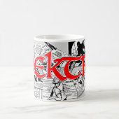 Spektralの白のマグ コーヒーマグカップ (中央)