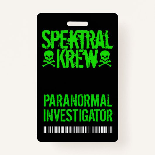 Spektral Krew Lanyard バッジ (正面)