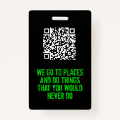 Spektral Krew Lanyard バッジ (裏面)