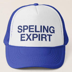 SPELING EXPIRTおもしろいスローガン輸送帽 キャップ