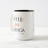 Spell for Liberica Rare Witch Coffee Halloween ツートーンマグカップ (正面左)