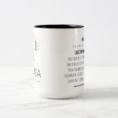 Spell for Liberica Rare Witch Coffee Halloween ツートーンマグカップ (中央)