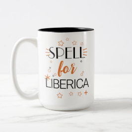 Spell for Liberica Rare Witch Coffee Halloween ツートーンマグカップ