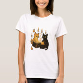 Spellbook & Cauldron Cats Tシャツ (正面)
