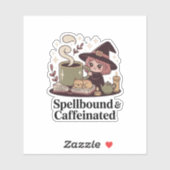 Spellbound & Caffeinated — Cozy Witch Tea シール (シート)