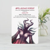 Spellbound Forest – ダークフェアリーの誕生日パーティー 招待状 (スタンド正面)
