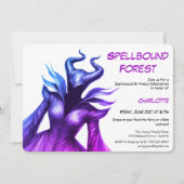 Spellbound Forest – ダークフェアリーの誕生日パーティー 招待状 (正面)
