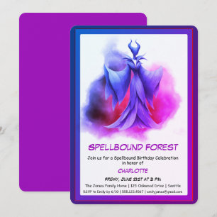 Spellbound Forest – ダークフェアリーの誕生日パーティー 招待状