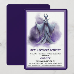 Spellbound Forest – ダークフェアリーの誕生日パーティー 招待状