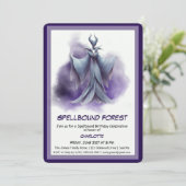 Spellbound Forest – ダークフェアリーの誕生日パーティー 招待状 (スタンド正面)
