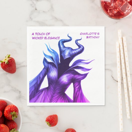 Spellbound Forest – Dark Fairy Birthday Party  スタンダードランチョンナプキン (インサイチュ)