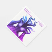 Spellbound Forest – Dark Fairy Birthday Party  スタンダードランチョンナプキン (角)