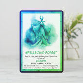 Spellbound Forest – Dark Fairy Birthday Party  招待状 (スタンド正面)