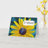 Spelling Beeの受賞おめでとうございます カード (黄色い花)