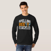 Spelling Bee 1st Place School Spelling Bee Tシャツ (正面フル)