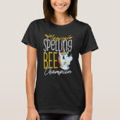 Spelling Bee Champion Competition Winner Spelling Tシャツ (正面)