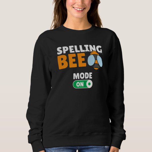 Spelling Bee Game Competitive Spelling  Spelling B スウェットシャツ (正面)