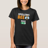 Spelling Bee Game Competitive Spelling  Spelling B Tシャツ (正面)