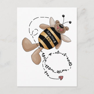Spelling Bee T-shirt and Gift ポストカード
